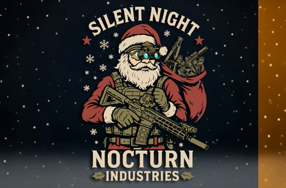 Silent Night Santa Hoodie Nocturn Industries