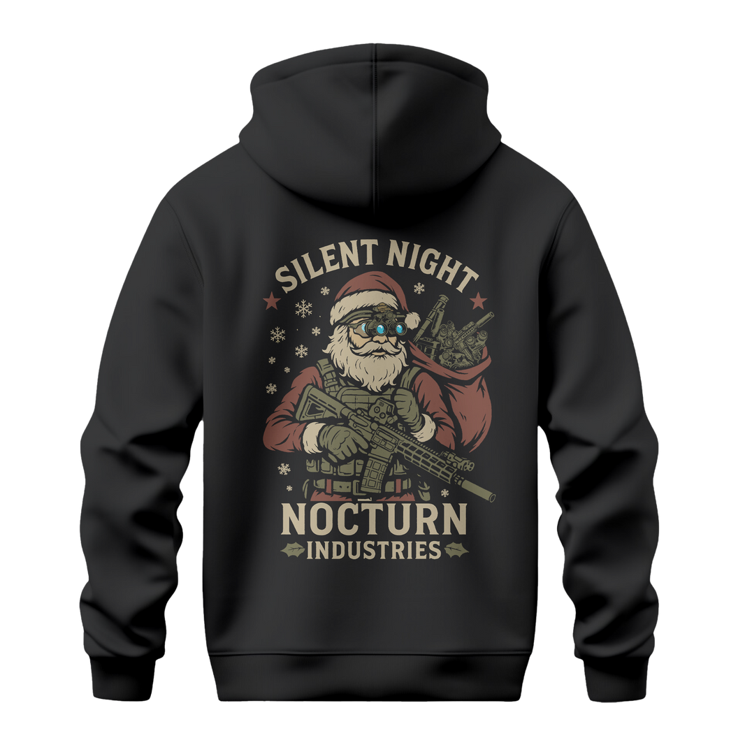Silent Night Santa Hoodie Nocturn Industries