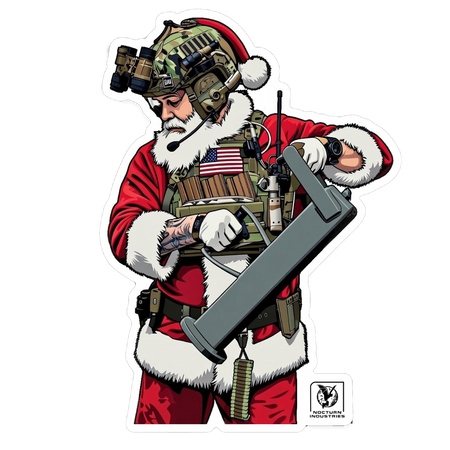 Santa Breaching Sticker
